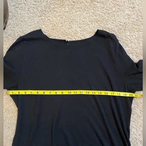 Talbots Women’s Black Size L Keyhole Back Top - Picture 5 of 6